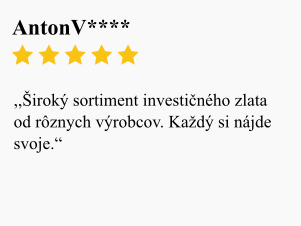 Investičné zlato veľký výber